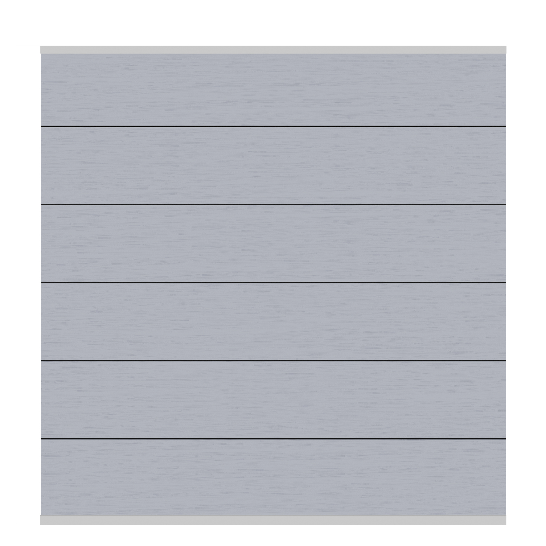 Systeem wpc xl scherm-set grijs zilver lijst - 178 x 184